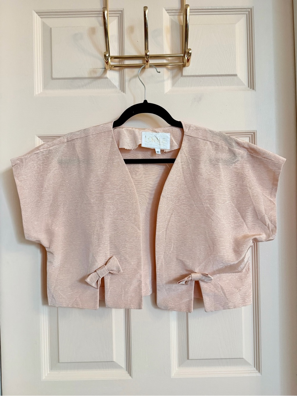 Pink loralie crop jacket